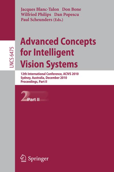 Advanced Concepts for Intelligent Vision Systems by Jacques Blanc-Talon Paperback | Indigo Chapters