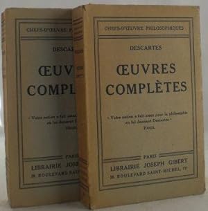 Oeuvres completes. (= Collection Chefs-D'Oeuvre - Chefs-D'Oeuvre Philosophiques. Vol. 301-302).