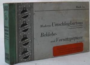 SVPapier (SV-Papier). Moderne Umschlagkartons (verschiedene Pressungen), Beklebe- und Vorsatzpapi...