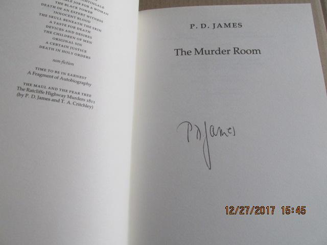 The Murder Room Signed First Edition