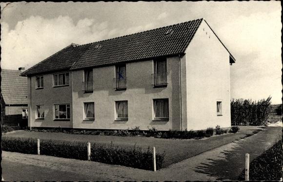 Ansichtskarte / Postkarte Büsum Kreis Dithmarschen, Pension Grapengießer, Außenansicht