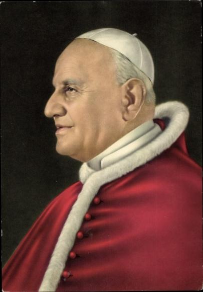 Ansichtskarte Postkarte Papst Johannes Xxiii Angelo Giuseppe Roncalli Manuskript Nbsp Nbsp Papierantiquitat Akpool Gmbh
