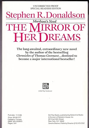 The Mirror of Her Dreams (inscribed copy)