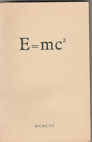 E=mc2 (exemplaire sur Corvol l'Orgueilleux)
