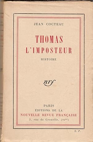 Thomas l'imposteur (envoi de l'auteur)