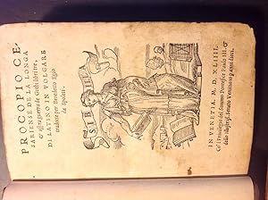 Procopio Cesariense de la longa e aspra guerra de Gothi libri tre, di latino in volgare tradotte ...