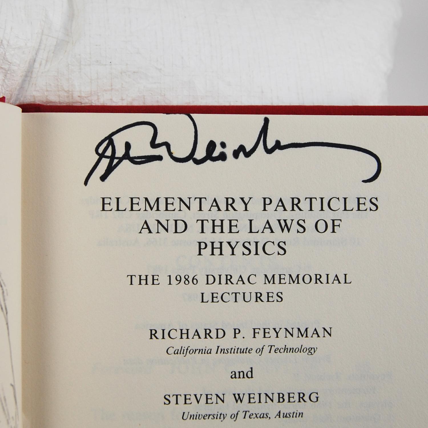 Elementary particles and the laws of physics : the 1986 Dirac memorial lectures