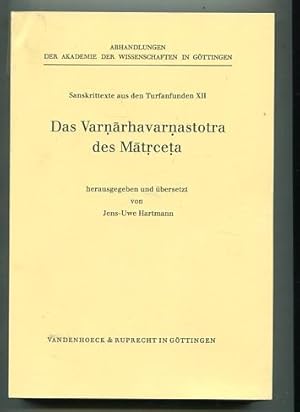 Sanskrittexte aus den Turfanfunden : Sanskrittexte aus den Turfanfunden XII. Das Varnarhavarnasto...