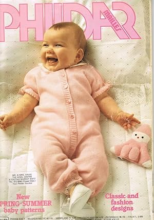 Phildar Mailles Baby Clothes Knitting Pattern Booklet 83: New Spring-Summer Baby Patterns