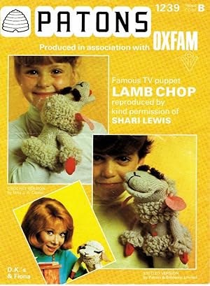 Patons Lamb Chop Glove Puppet: Patons Knitting Pattern 1239