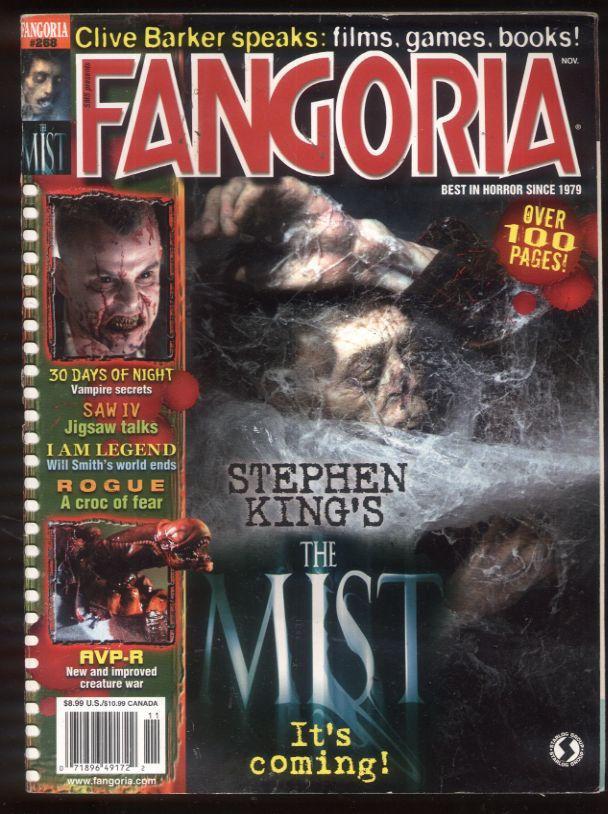 Fangoria 268 Stephen King The Mist 30 Days Of Night I Am Legend