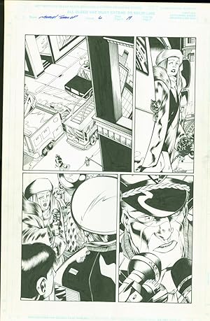 Marvel team Up #6 Josh Hood Original Comic Art Page #19 Spider-Man Sub-Mariner Comic Book