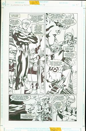 Superboy and the Ravers #18 Josh Hood Original Comic Art Page #4 DC Comics 1997 Comic Book