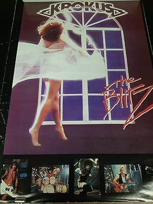 1984 Krokus Ballroom Blitz Long Stick Goes Boom vintage poster rolled PBX2908 Comic Book
