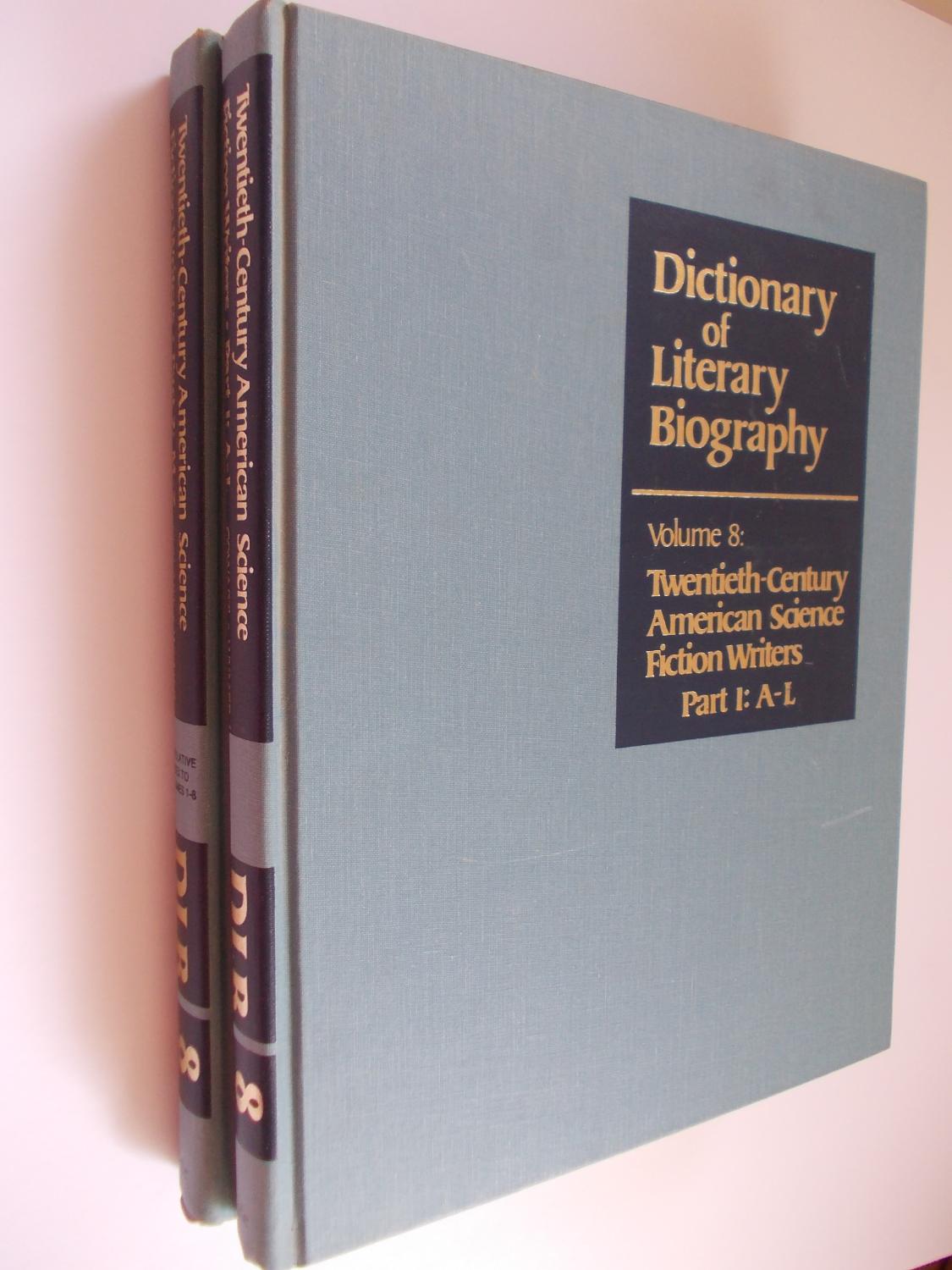 Dictionary of Literary Biography Volume 8 (Part 1:A-L)., Twentieth-Century American Science Fiction Writers Part2: A-L