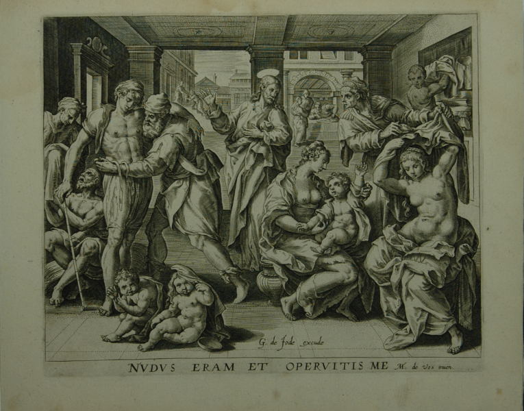 marten de vos zvab biblische bekleidungsszene mit jesus in der mitte jode gerard de