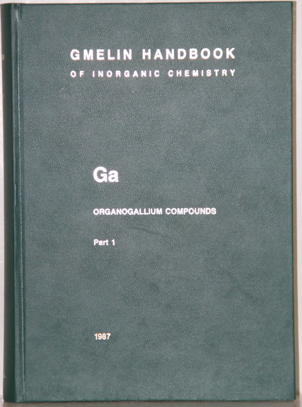 Element G-A (Gmelin Handbook of Inorganic and Organometallic Chemistry - 8th Edition)