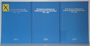 Die Professoren und Dozenten der Friedrich-Alexander-Universität Erlangen 1743-1960. 3 Teile in 3...