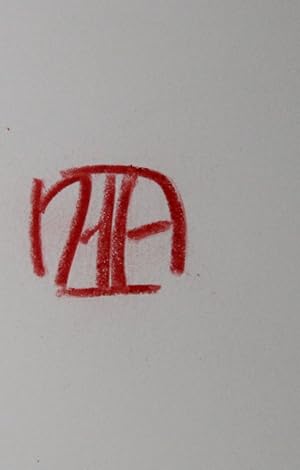 Basel-Rot. Mit eigenhändiger Monogramm-Signatur auf dem Vortitel.