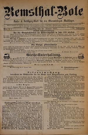 Remsthal-Bote. Amts- und Intelligenz-Blatt für den Oberamtsbezirk Waiblingen. 56. Jahrgang 1895 i...