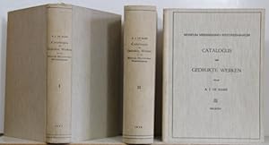 Catalogus der gedrukte werken van het Museum Meermanno-Westreenianum. 3 vols set.