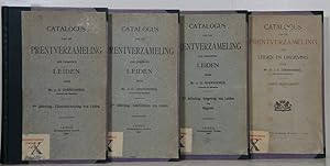 Catalogus van de Prentverzameliing der Gemeente Leiden. Set mit 3 Bänden und 1 Supplement. Zus. 4...