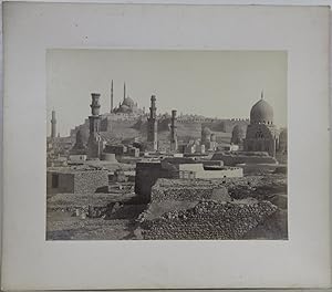 Le Caire, panorama de la Mosquée Mohamed Ali. Original photograph / albumen print von Sebah