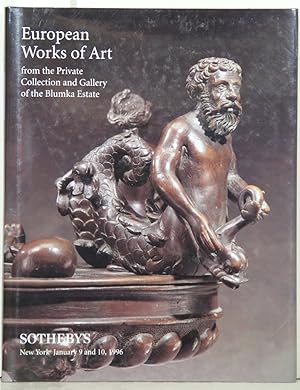 European Works of Art from the Private Collection and Gallery of the Blumka Estate. Auction: New ...