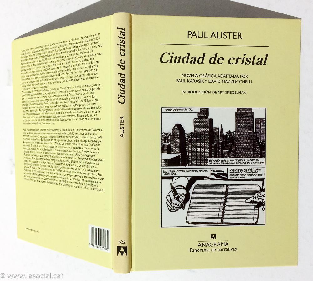 Ciudad De Cristal. Novela Gráfica - Paul Auster; Art Spiegelman;Paul Karasik; David Mazzucchelli