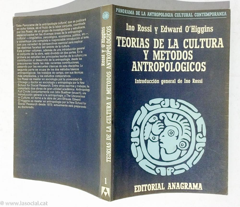 Teorias De La Cultura y Métodos Antropológicos