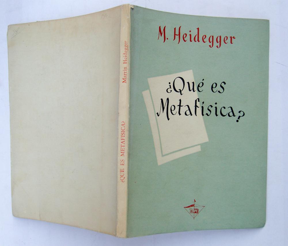 QUÉ ES METAFÍSICA?.