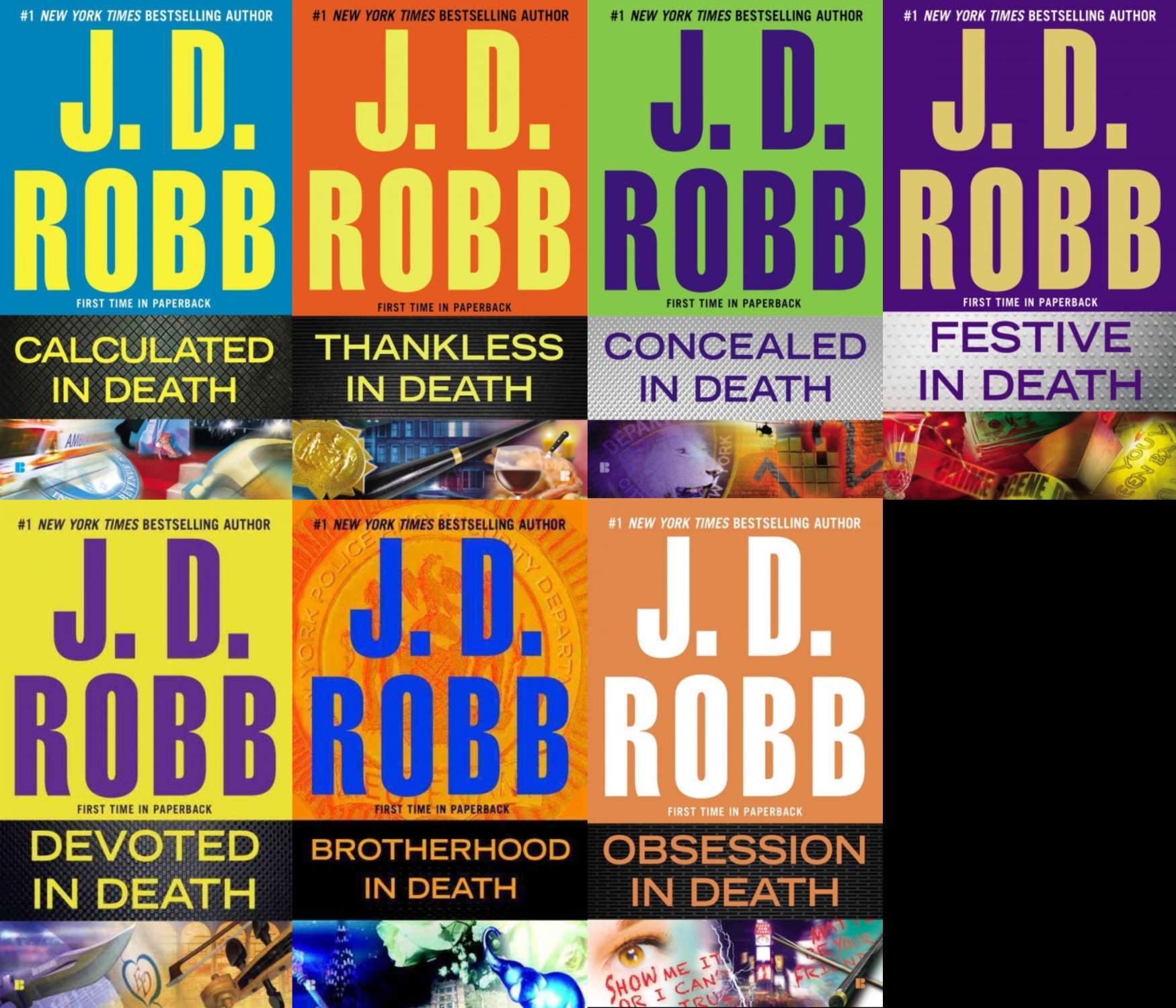 JD Robb In Death Series Collection Set Books 3743 Paperback Nora