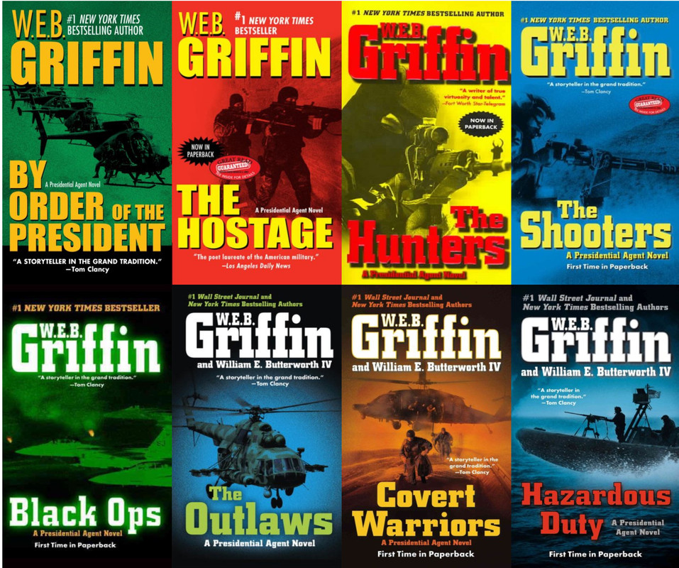 PRESIDENTIAL AGENT Military Fiction Series by WEB Griffin ...