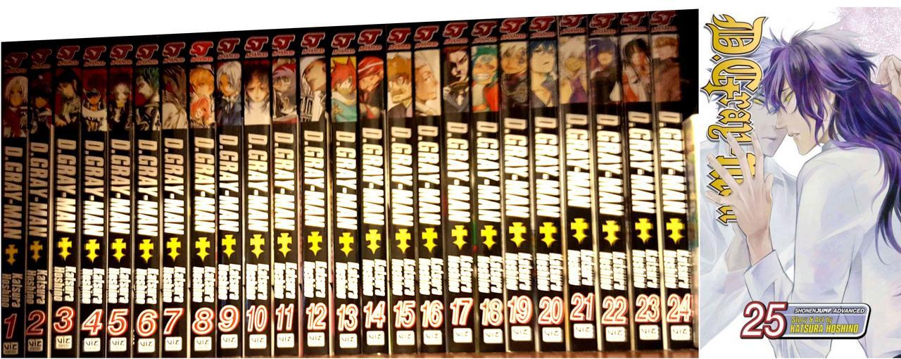 Katsura Hoshino D Gray Man Manga Series Collection Set Volumes 1 25 By Hoshino Katsura New Lakeside Books