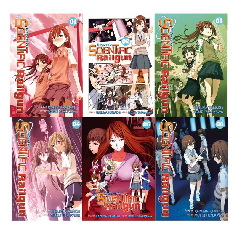 A Certain Scientific Railgun Manga A CERTAIN SCIENTIFIC RAILGUN Manga Series Collection Set of Book