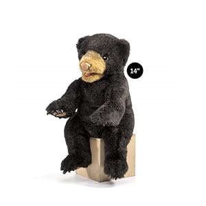 Folkmanis Puppets 14" Black Bear Cub Hand Puppet #2831 by Folkmanis Puppets