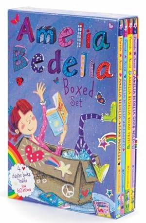 Amelia Bedelia Chapter Book BOXED SET Paperbacks 1-4 in Slipcase Herman Parish by Herman Parish