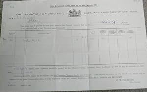 Land Valuation under the Valuation of Land Act, 1908.