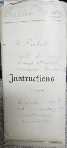 Documents relating to George Alfred Bradburn