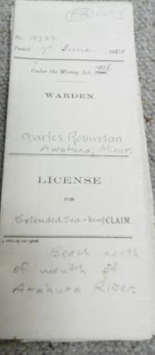 Licenses granted under 'The Mining Act, 1908'