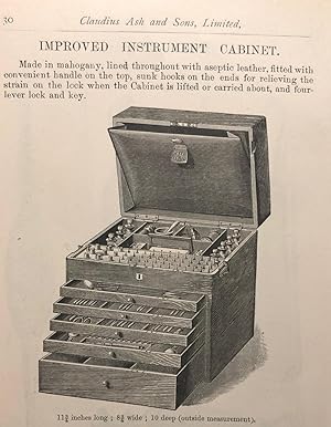 FORCEPS AND INSTRUMENT CASES. List D. Early Dental Trade Catalogue.