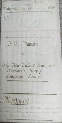 Mortgage to the New Zealand Loan and Mercantile Agency Company Limited, Dated the 22 Day of June ...