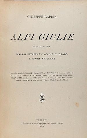 Alpi Giulie Seguito ai libri Marine Istriane   Lagune di Grado   Pianure Friulane