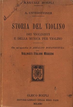 Storia del Violino dei violinisti e della musica per violino