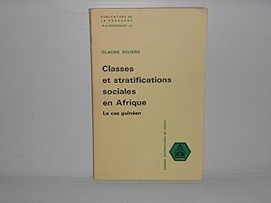 Classes sociales et stratifications sociales en Afrique Le cas guineen Publications de la Sorbonn...