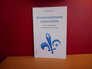 ACCOMMODEMENTS RAISONNABLES DROIT A LA DIFFERENCE NON DIFFERENCE