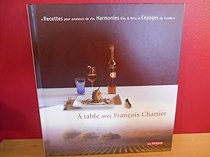 A TABLE AVEC FRANCOIS CHARTIER