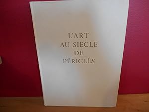 L'ART AU SIECLE DE PERICLES