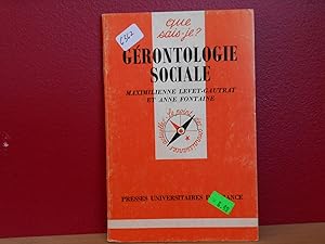 LA GERONTOLOGIE SOCIALE