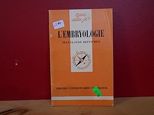 L'embryologie